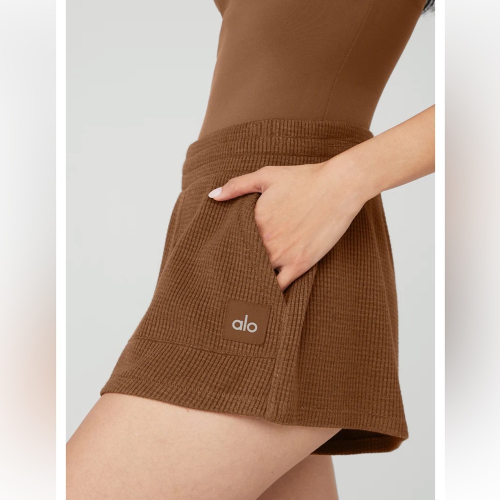 Alo Waffle High-Waist Weekend Escape Short